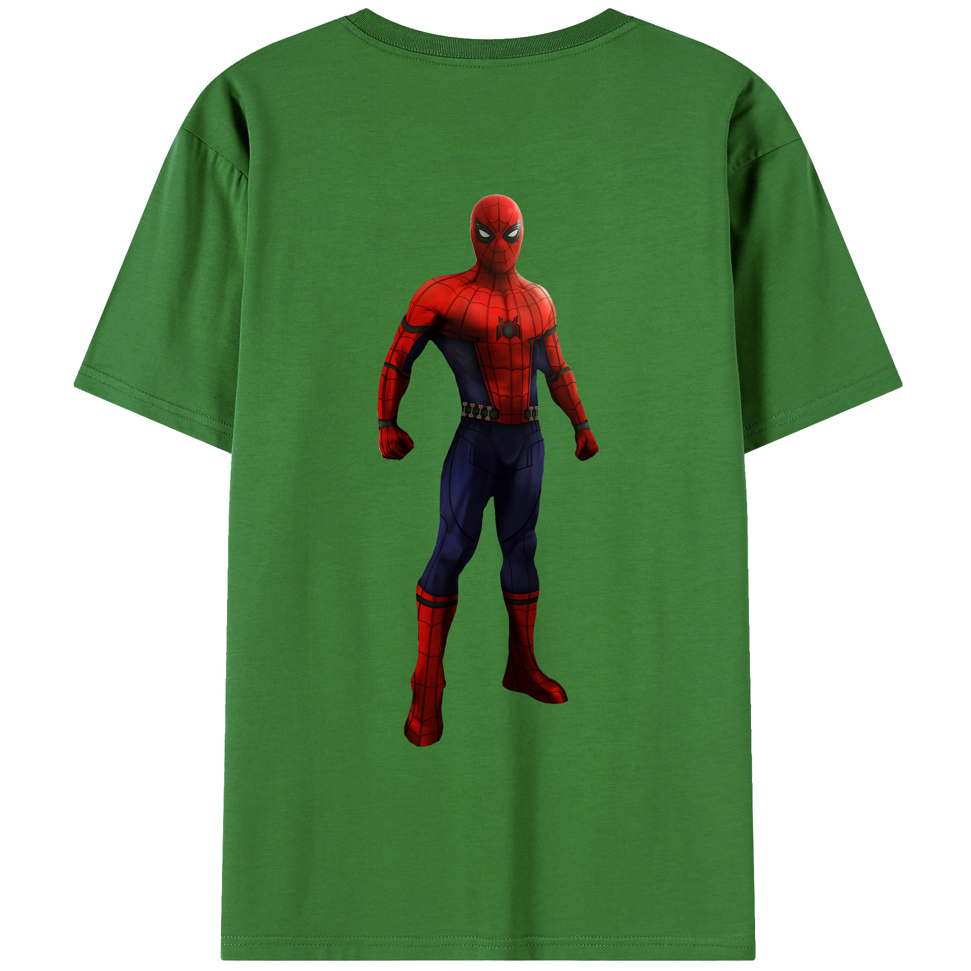 （画像用） Spider Man スパイダーマン レディース半袖Tシャツ(バックプリント)
